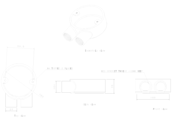 METPRO - MB6G 20MM GALV U BOX - Image 3