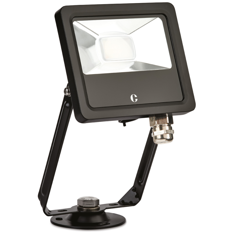 10W Floodlight, Colour Switchable IP65, Non PIR Tilt-Twist-Turn Bracket