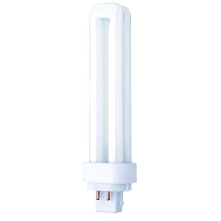 Lamp, Compact Fluorescent 4 Pin G24q-2, Double Turn Tube