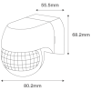 PIR, Wall Rotatable 180Deg IP44 - Image 2