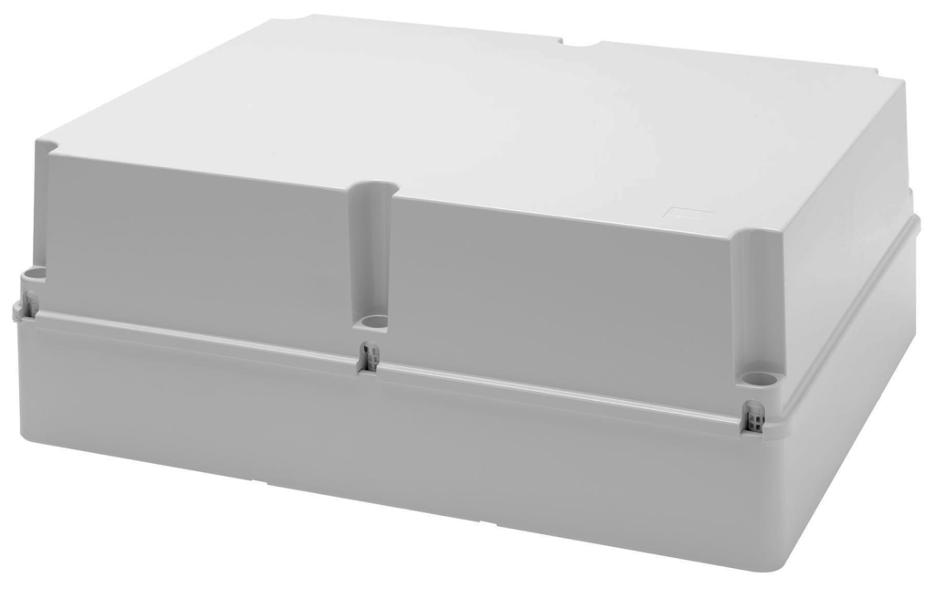 Junction Box, Smooth Walls c/w Deep Screwed Lid, IP56