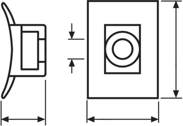 Cradle, for Cable Tie, Pk=100 - Image 3