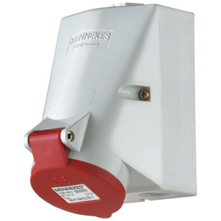 Wall Socket, 3P+E Surface IP44