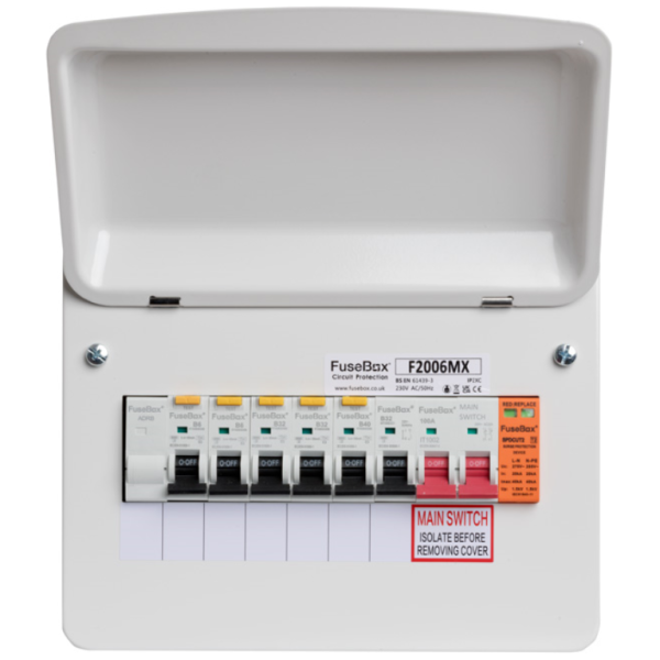 FuseBox F2006MX Con/Unt 6-Way SPD 100A - Image 2