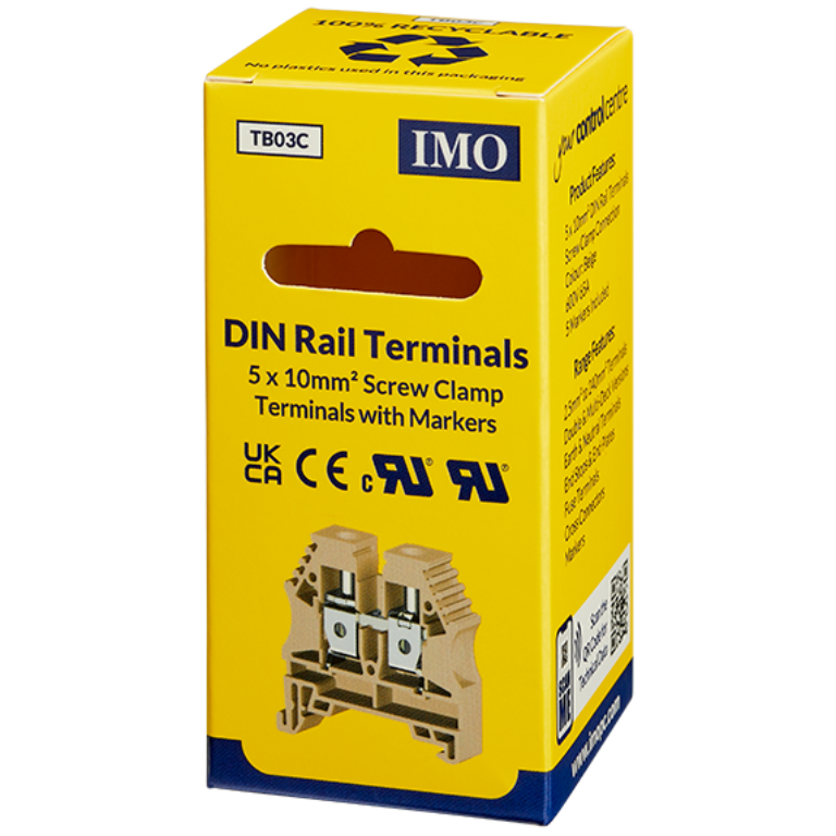 Terminal Block, DIN Rail & Markers, ER10
