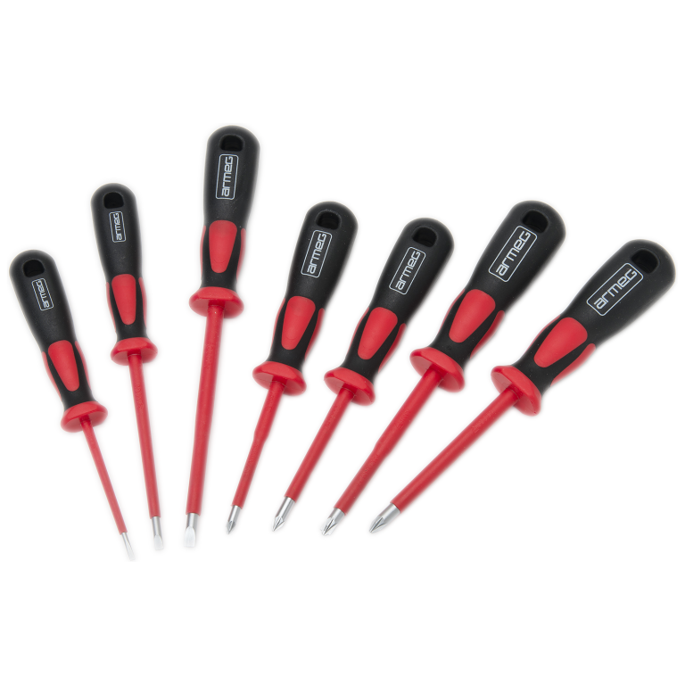 Screwdriver, Set Insulated GripX2 7Piece
