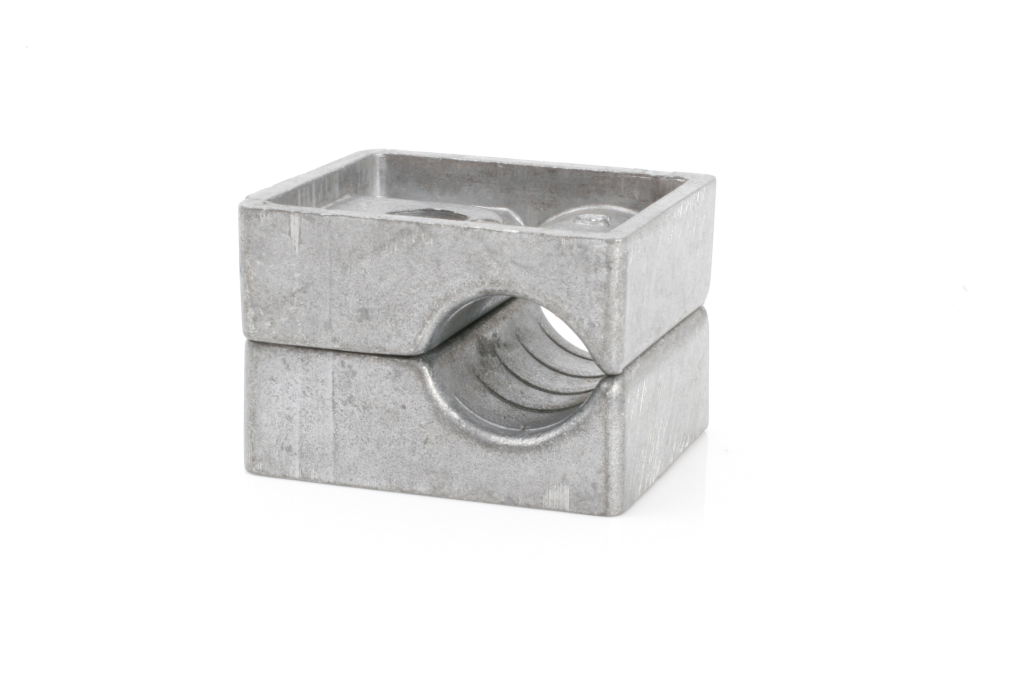 Cleat, Claw Cable Two Part, Single Bolt Fixing