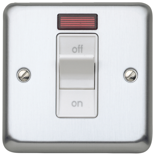 Switch, 1 Gang DP c/w Neon
