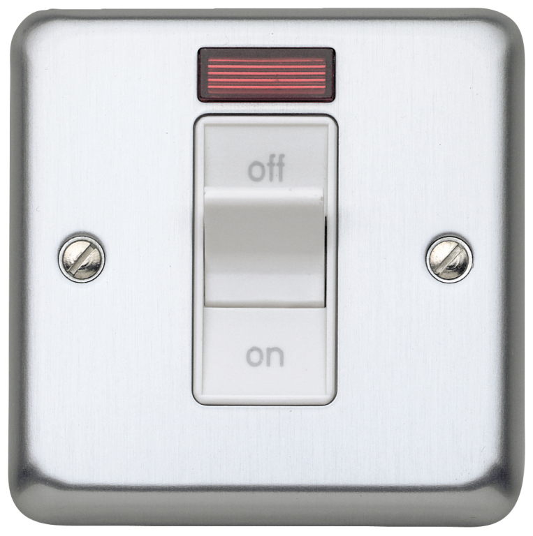 Switch, 1 Gang DP c/w Neon