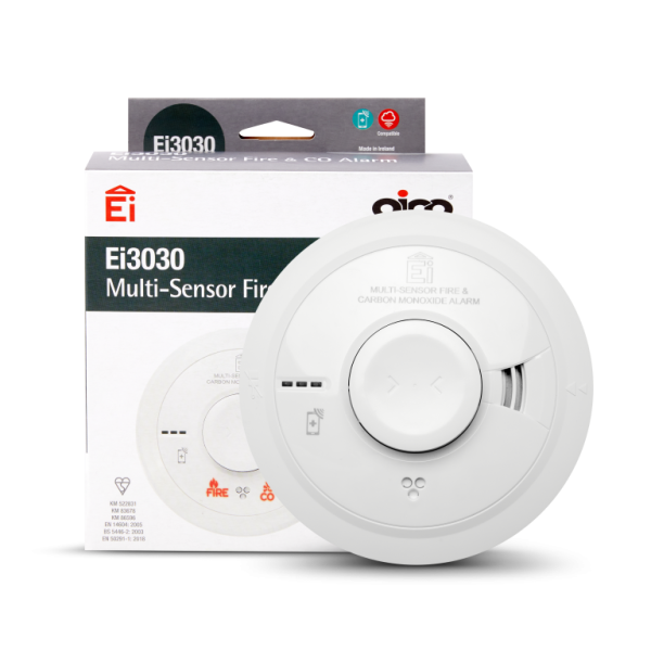 Alarm, Multi Sensor Fire & CO, 10Yr Rechargeable Lithium Back-up - Image 3
