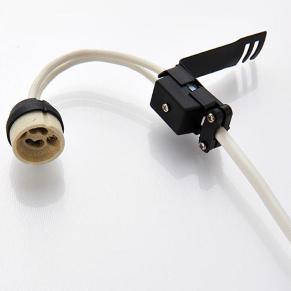 Lampholder, GU10 c/w Stirrup Bracket &, Covered Terminal Block - Image 2
