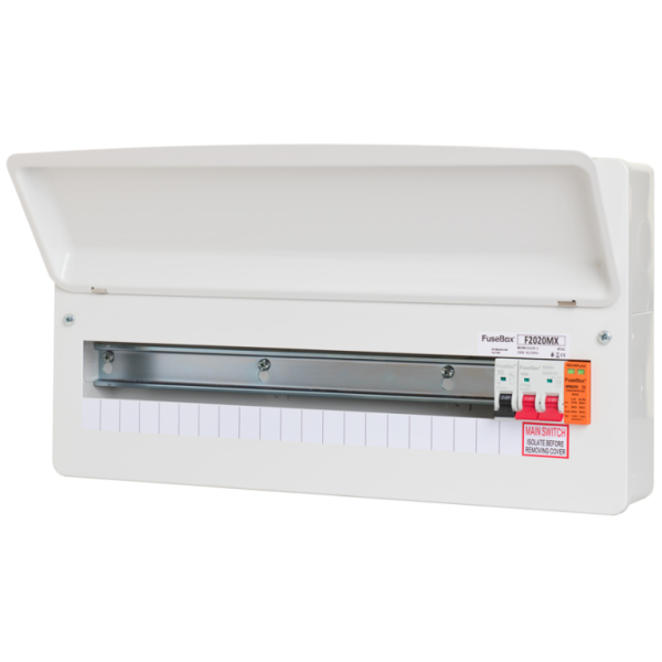 FuseBox F2020MX Con/Unt 20-Way SPD 100A
