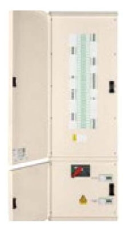 Distribution Board, Acti9 14+8 Way Isobar Split, Metered DB