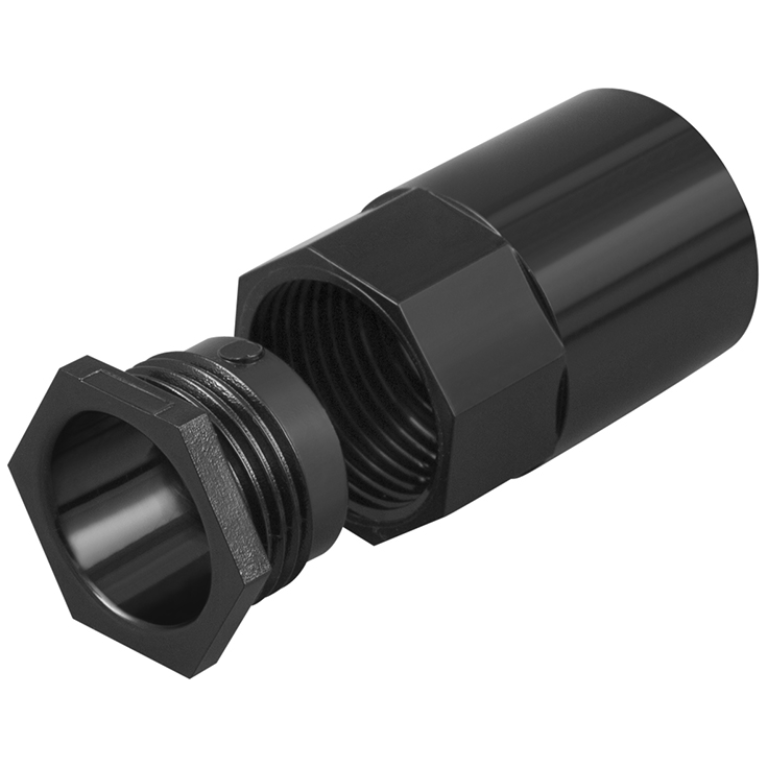 MT 20MM FEMALE ADAPTOR BLK