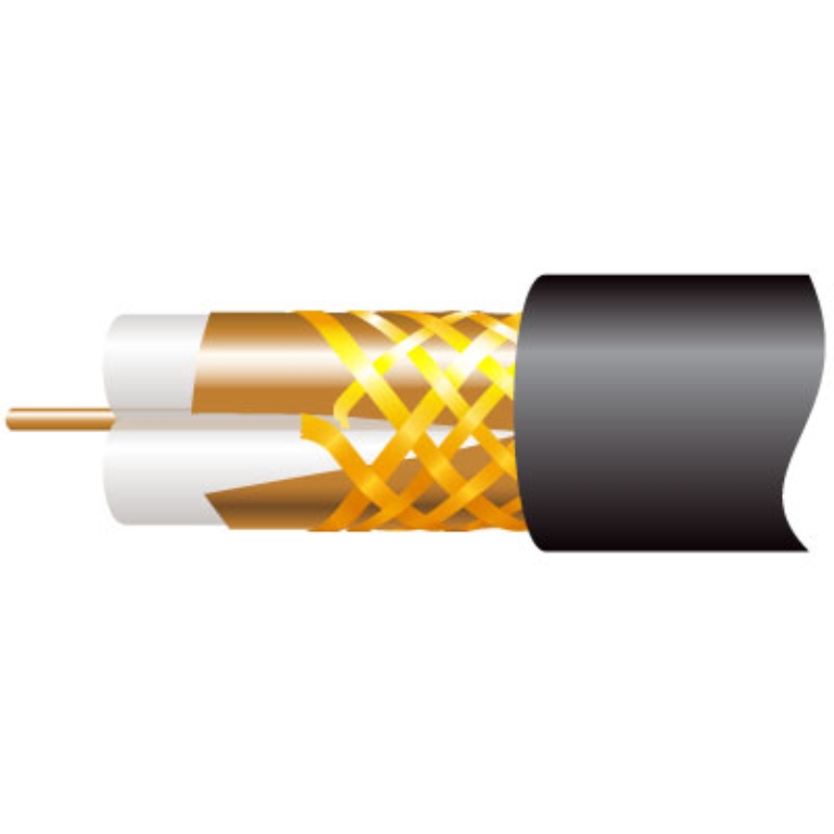 Cable, Co-Axial RG59 Type, 100m Reel