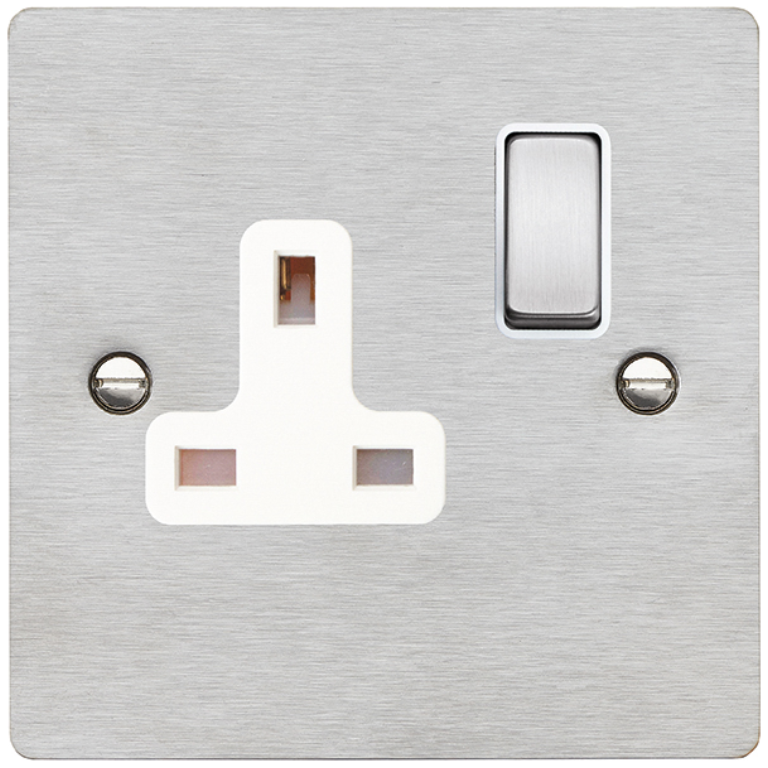 Hamln 84SS1SS-W Socket Swd 1G 13A