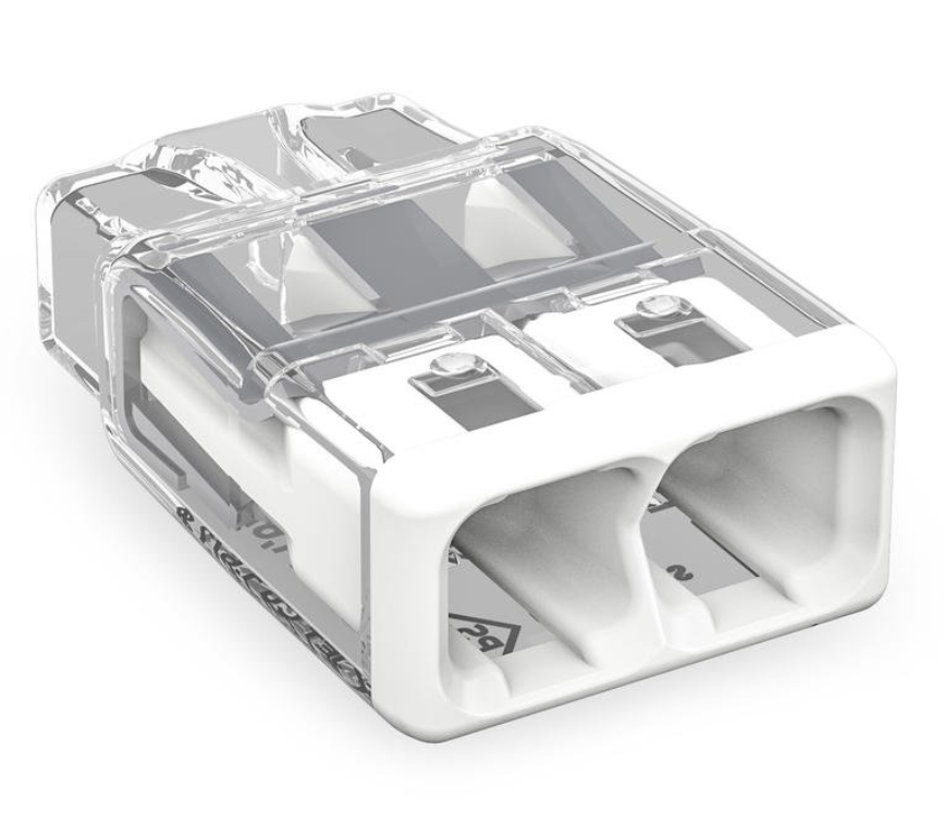 Connector, Push-Wire 2 Conductor, for Junction Boxes