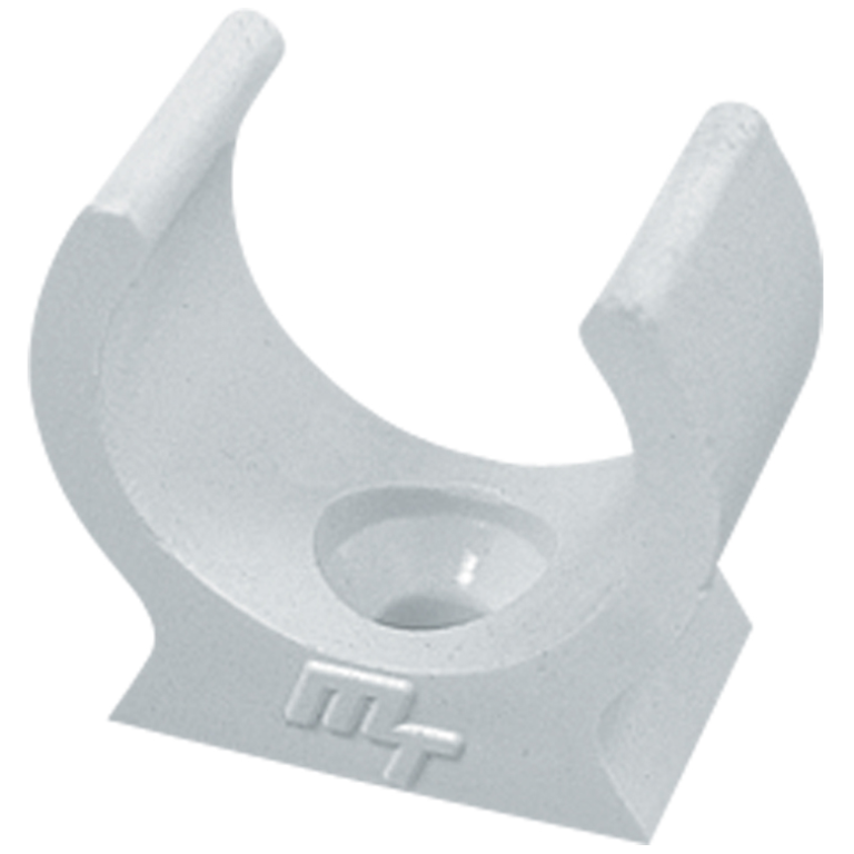 MT 25mm Rnd U Clip Whi