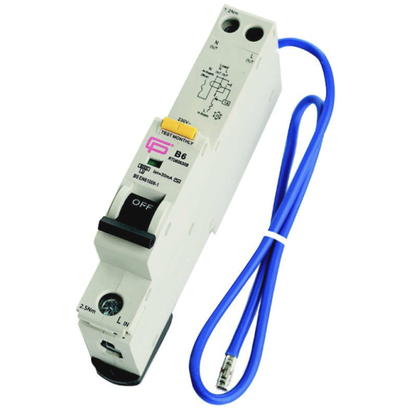 FUSEBOX RCBO SPN 16A 30MA 6KA-TYPE A