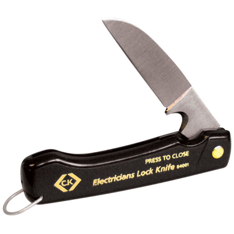 Knife, Electricians c/w Locking Blade, Stripping Notch