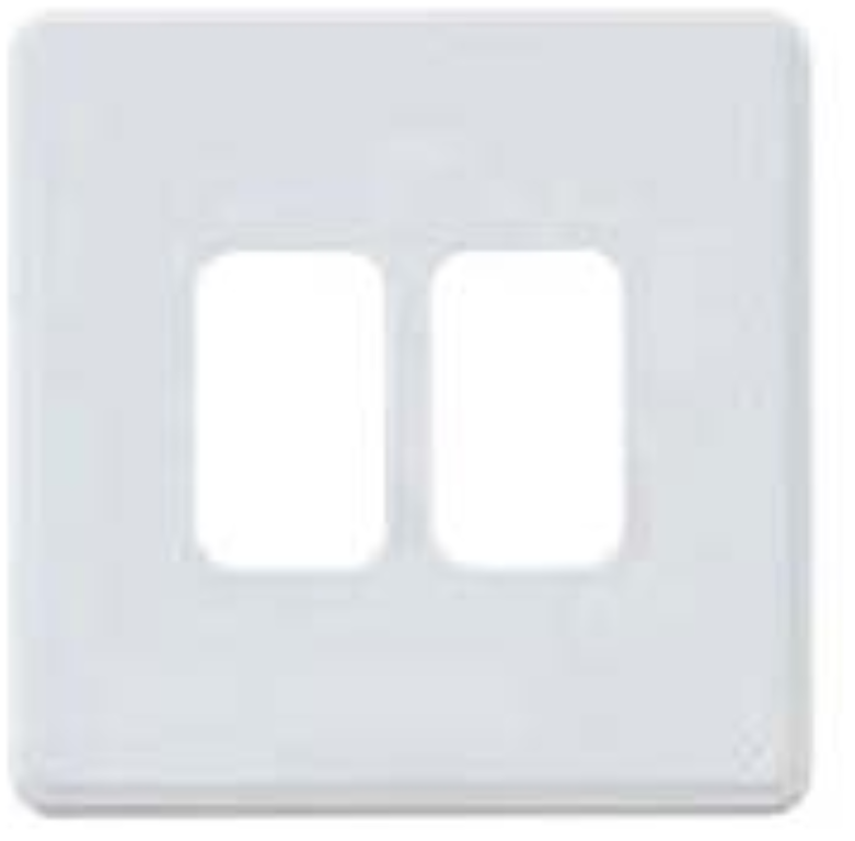 Frontplate, 2 Module Grid