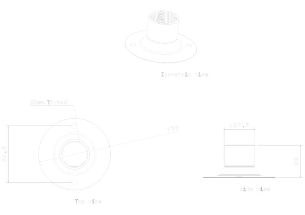 METPRO - DC2G 25MM GALV DOME COVER - Image 3