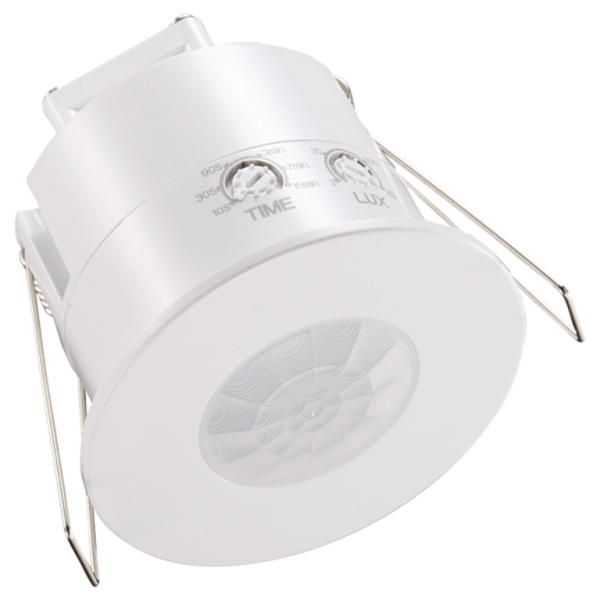 OVIA L/PRO 360DEG PIR WHI FLUSH IP20