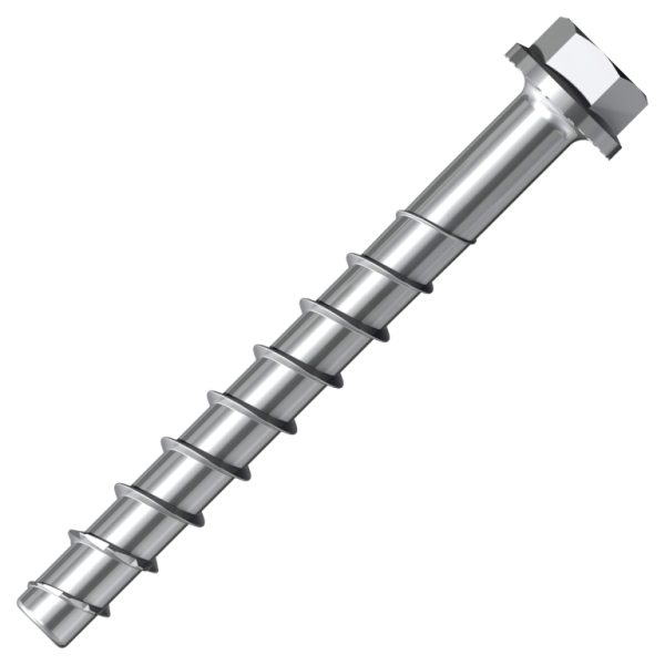 Screw, FBS II Concrete Hex Head c/w Washer, ETA APPROVED BS8539 Drill Dia M8