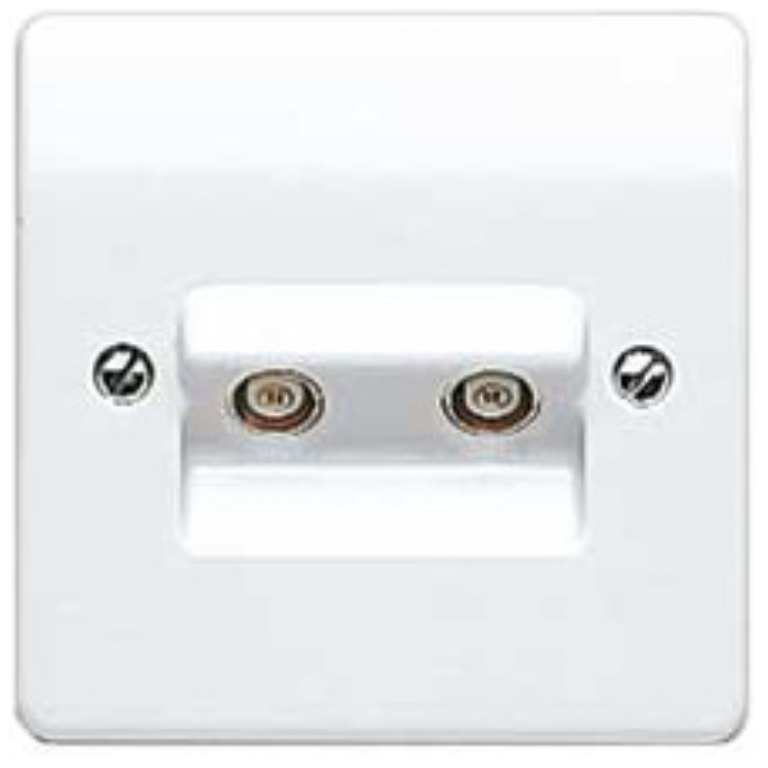 Socket, TV/FM Twin Non Isolated