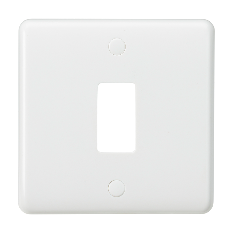 Faceplate, 1G Curved Edge