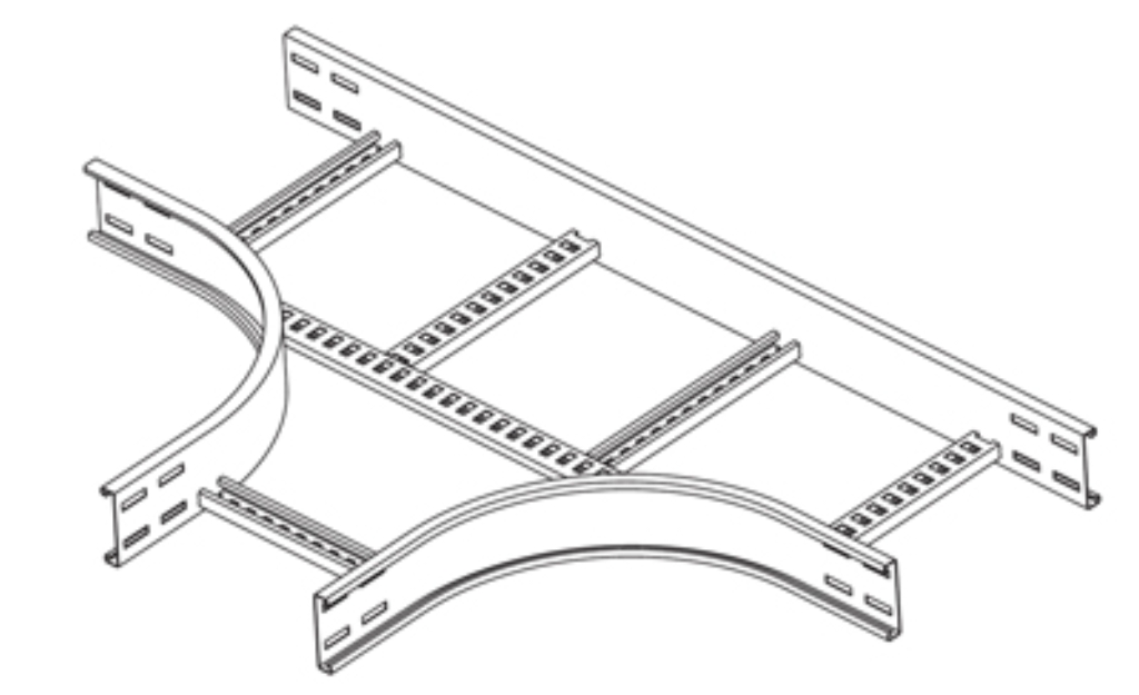 Tee, Equal for Medium Duty Ladder
