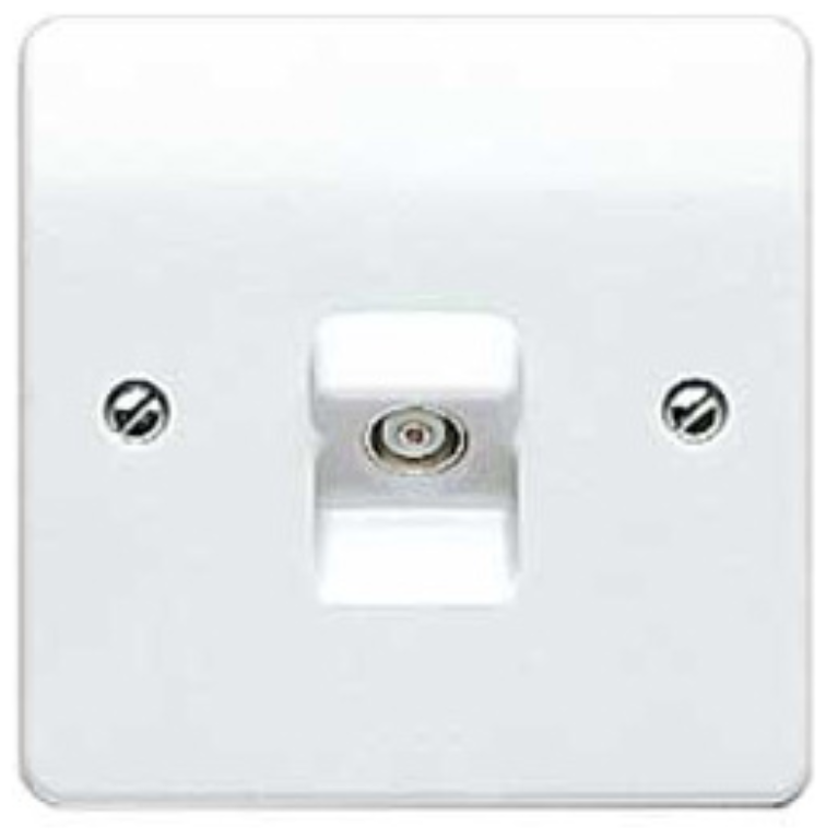 Socket, TV/FM Single Non Isolated