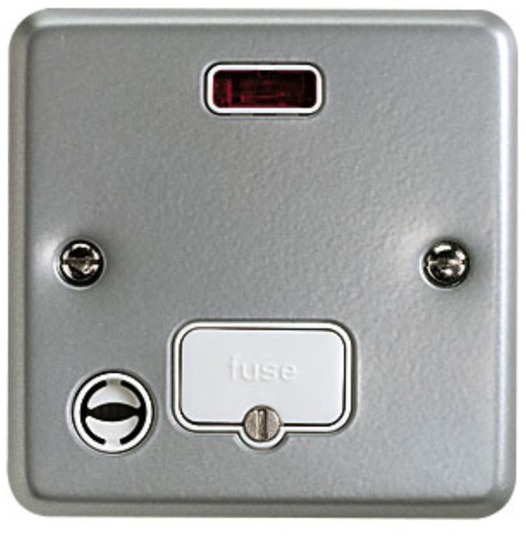 Connection Unit, Unswitched with Neon & Flex Outlet, Surface