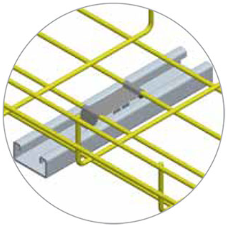 Connector, Channel Click c/w Strut Clip