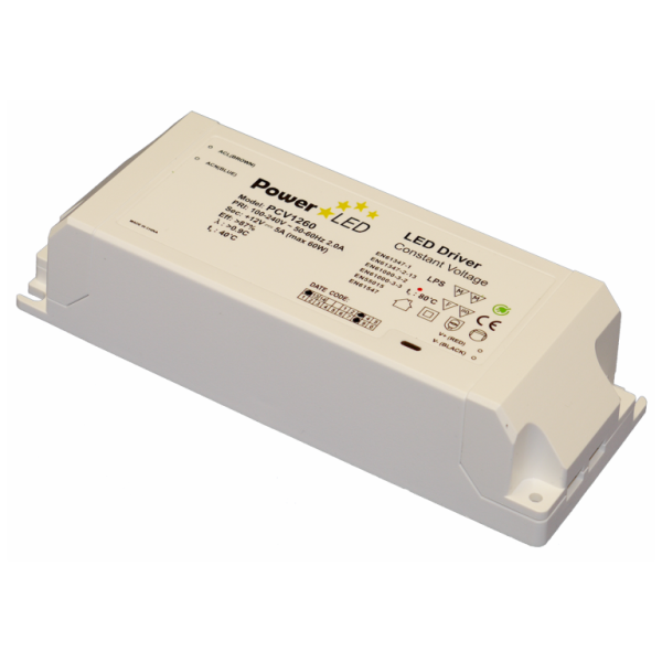 Driver, LED Constant Voltage IP20, 100-240VAC Input - Image 2