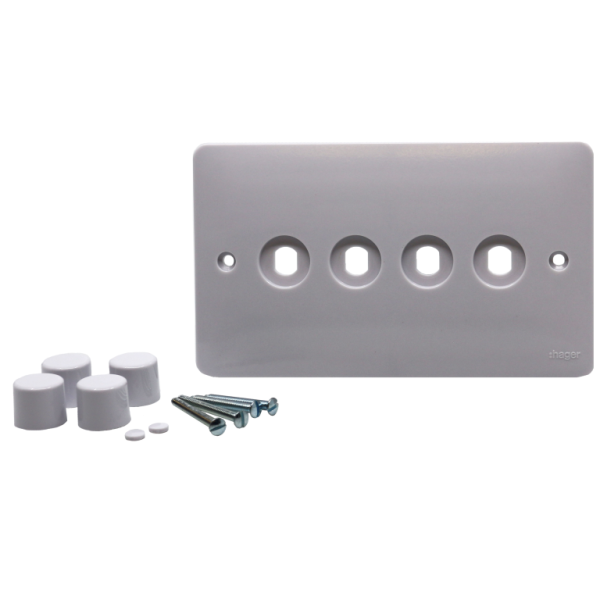 Kit, 4 Gang Dimmer Switch Plate