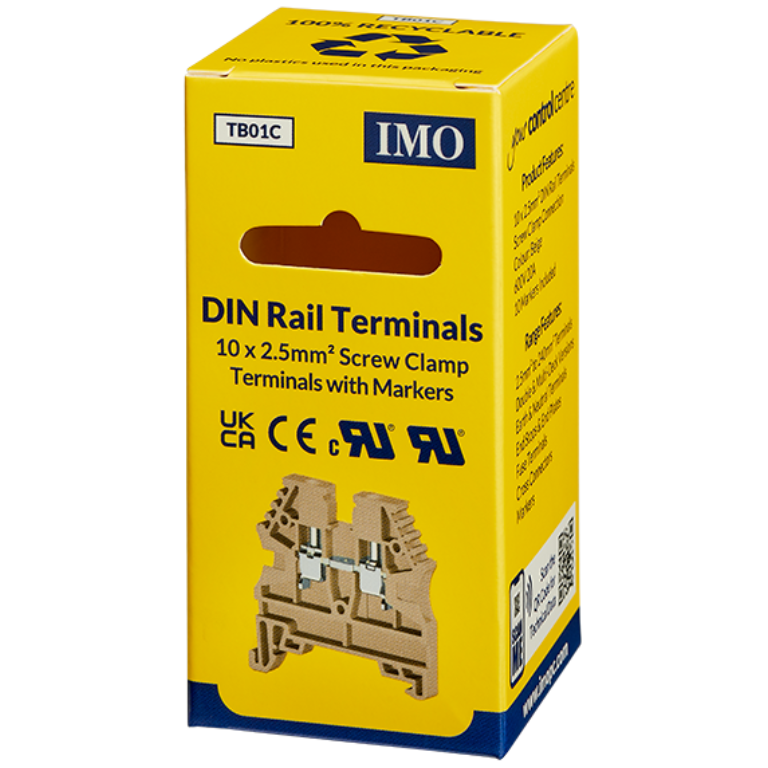 Terminal Block, DIN Rail & Markers, ER2.5