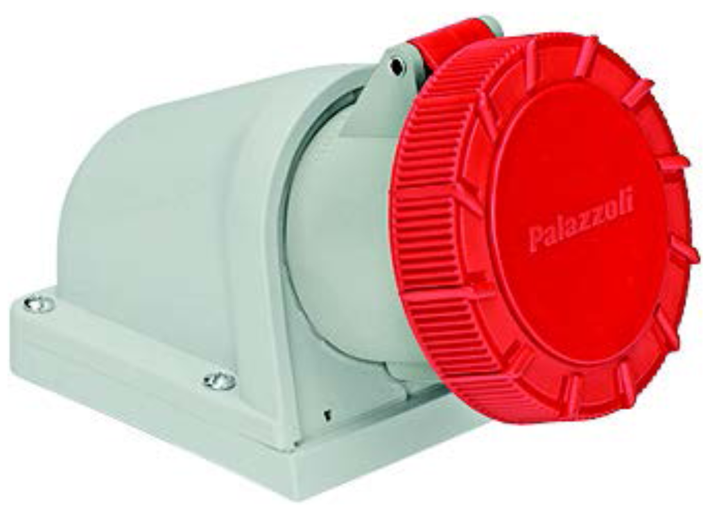 Socket, Wall Mounted 3P+N+E IP67 Watertight