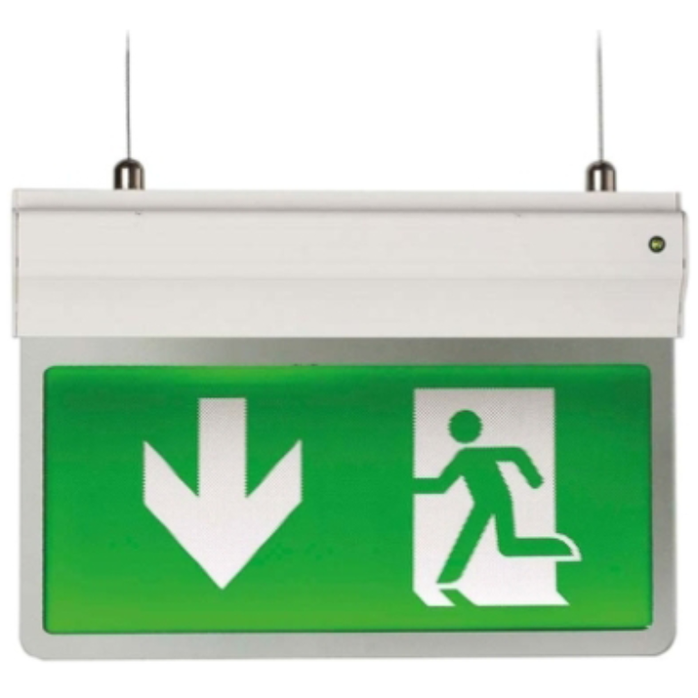 Exit Sign, LED 3hrM/NM c/w Driver & Legend, IP20