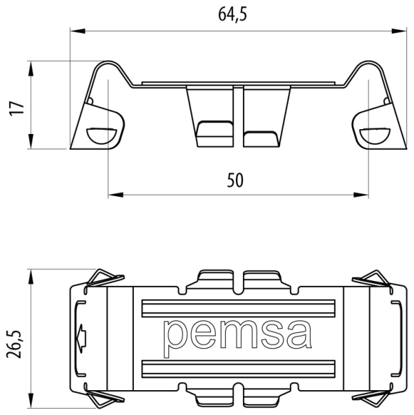 Connector, Channel Click c/w Strut Clip - Image 2