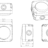 Switch, 1 Gang SP 2-Way IP66, c/w Circular Rocker Switch - Image 2