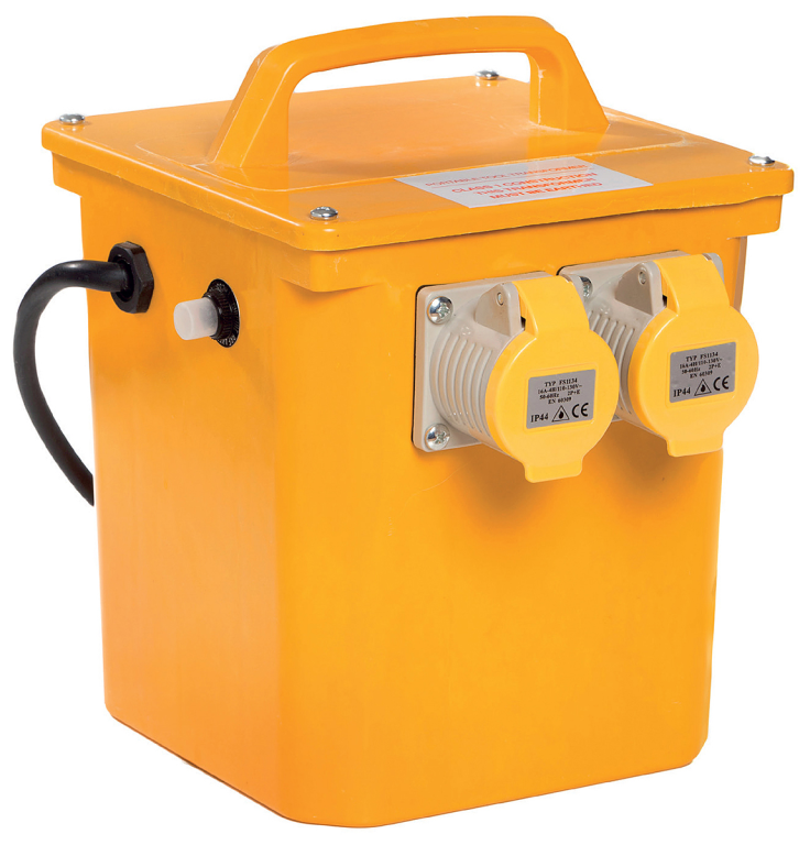 Transformer, Portable inc 2x16A Sockets + 2M, Lead & Plug