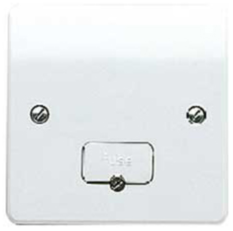 Connection Unit, Unswitched Fused & Flex Outlet, Base Flex Outlet