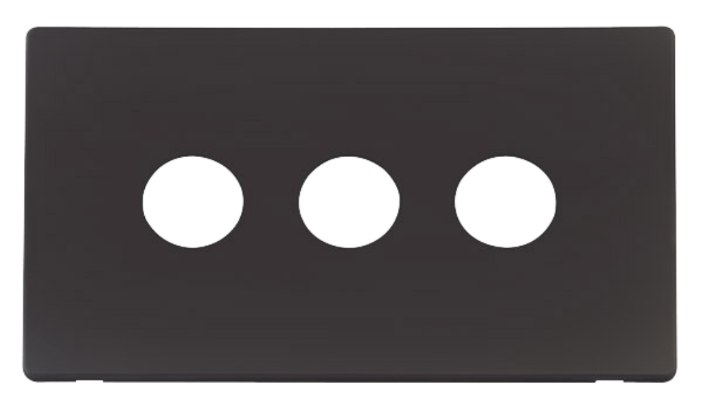 Frontplate, 3 Gang Toggle Switch