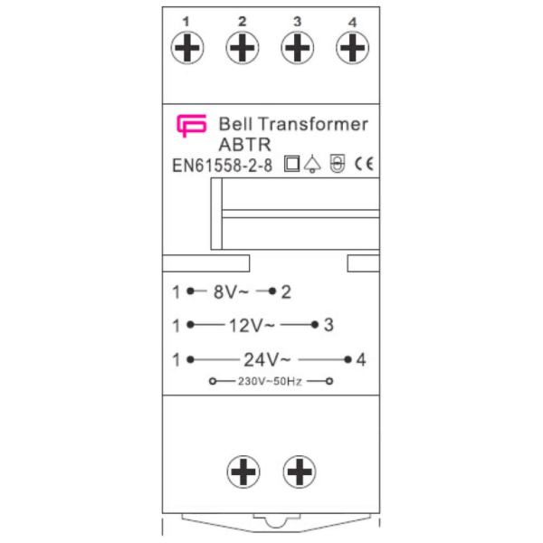 FUSEBOX ABTR BELL TRANSFORMER 8/12/24V - Image 3