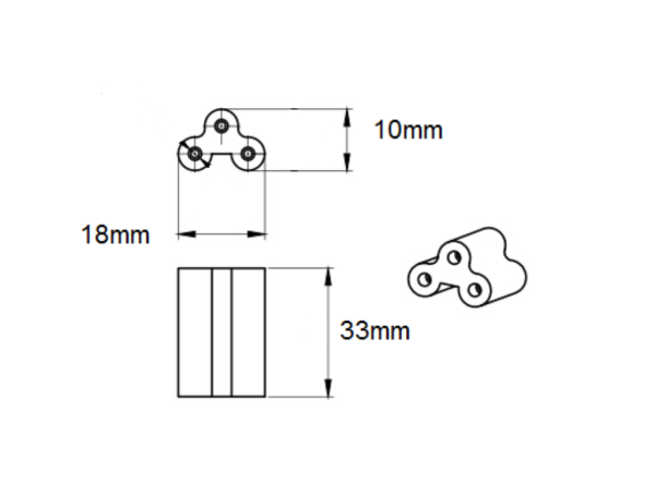 Coupler, Seamless LED Under Cabinet - Image 2