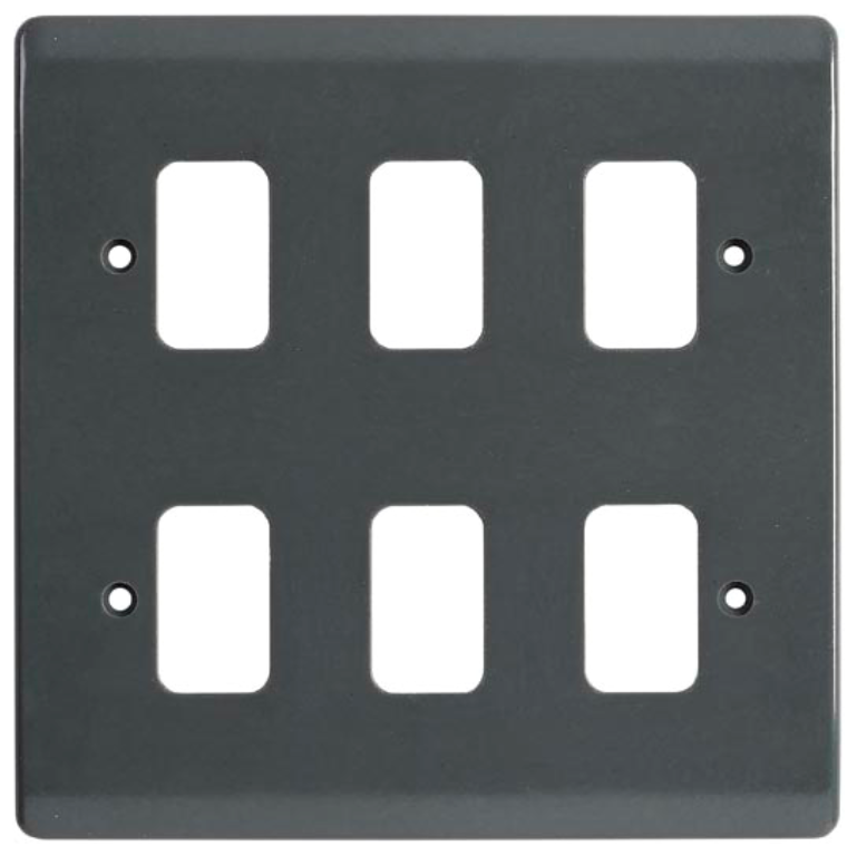 Frontplate, 6 Module