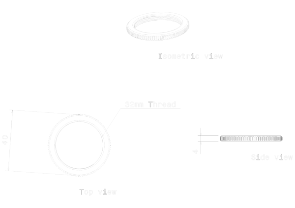 METPRO - LR3 32MM GALV LOCKRING - Image 2