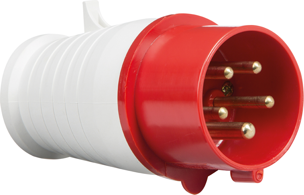 Plug, Industrial 3P+N+E IP44