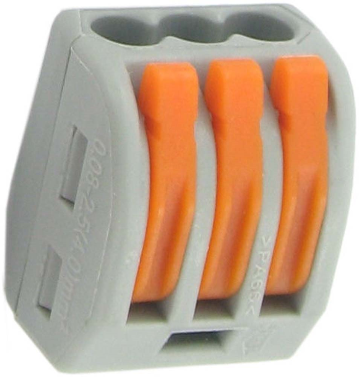Connector, Lever 3 Way Pk=50
